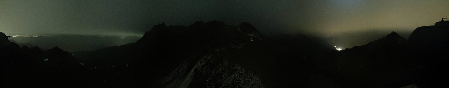 Silvretta Montafon Panorama Bahn am Hochjoch