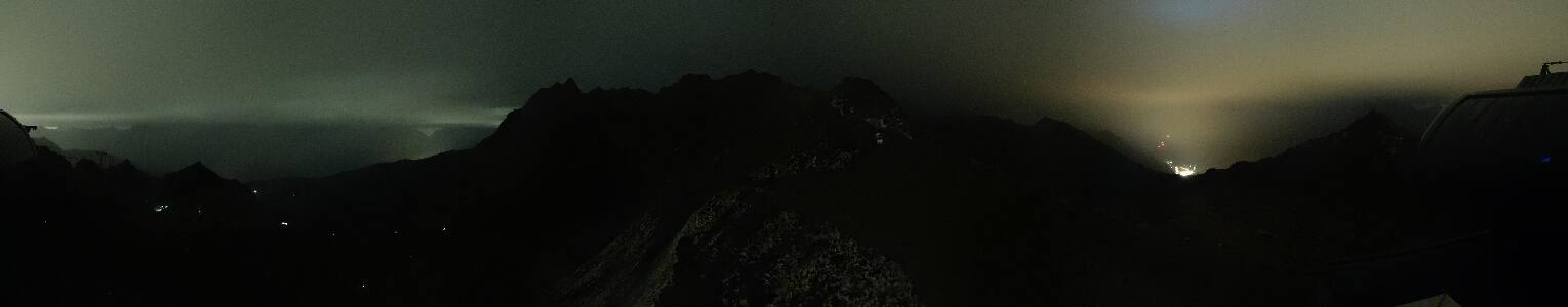 Silvretta Montafon Panorama Bahn am Hochjoch