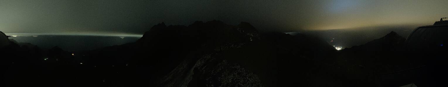 Silvretta Montafon Panorama Bahn am Hochjoch
