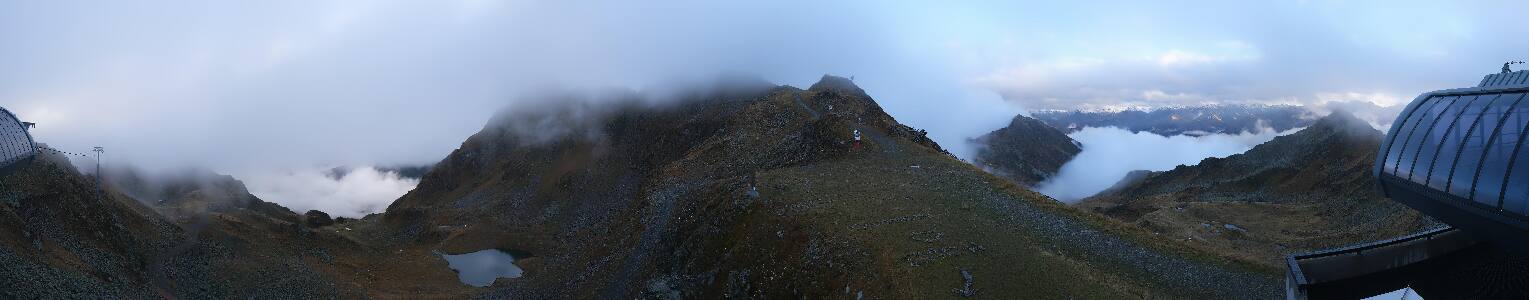 Silvretta Montafon Panorama Bahn am Hochjoch