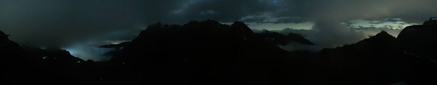 Silvretta Montafon Panorama Bahn am Hochjoch