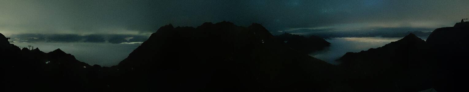 Silvretta Montafon Panorama Bahn am Hochjoch
