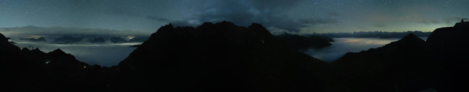 Silvretta Montafon Panorama Bahn am Hochjoch