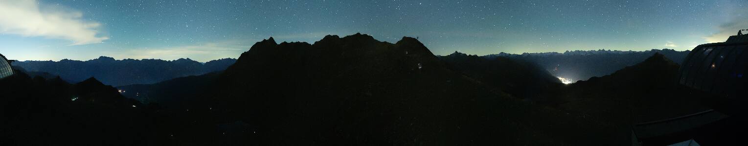Silvretta Montafon Panorama Bahn am Hochjoch