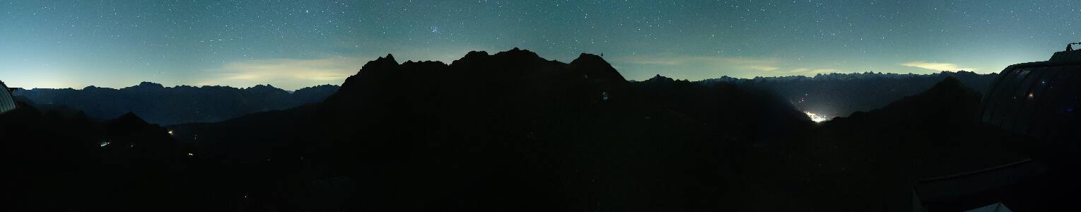 Silvretta Montafon Panorama Bahn am Hochjoch