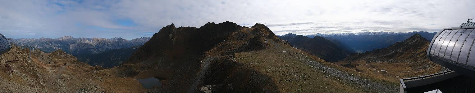 Silvretta Montafon Panorama Bahn am Hochjoch