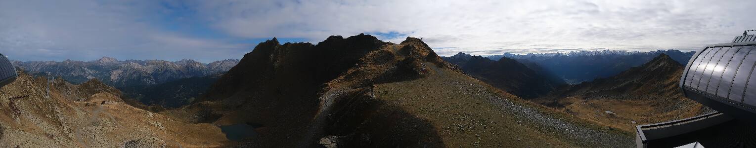 Silvretta Montafon Panorama Bahn am Hochjoch