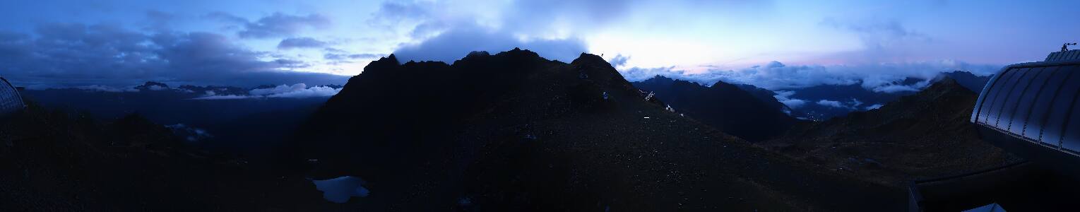 Silvretta Montafon Panorama Bahn am Hochjoch