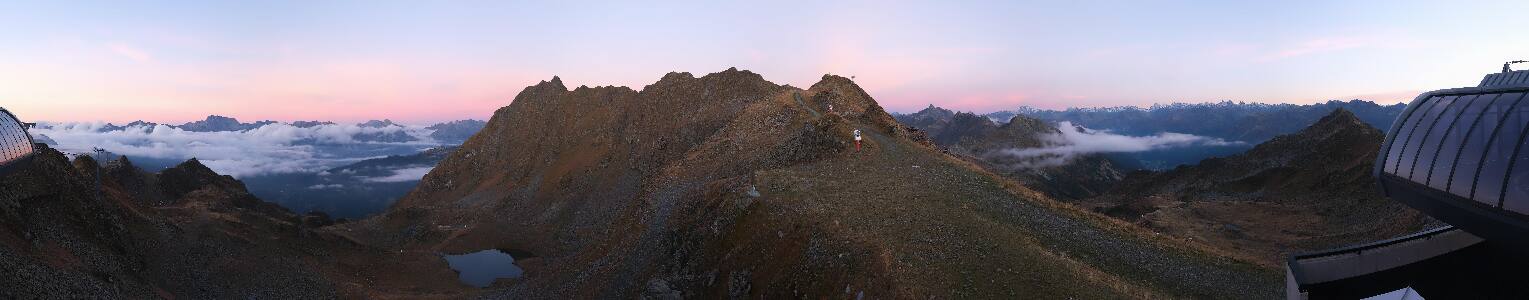 Silvretta Montafon Panorama Bahn am Hochjoch