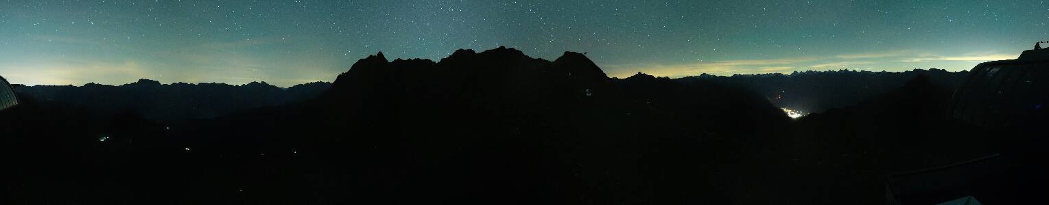 Silvretta Montafon Panorama Bahn am Hochjoch