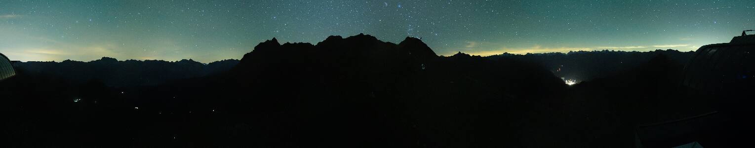 Silvretta Montafon Panorama Bahn am Hochjoch