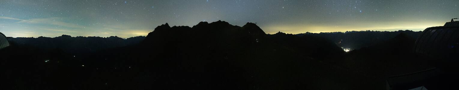 Silvretta Montafon Panorama Bahn am Hochjoch