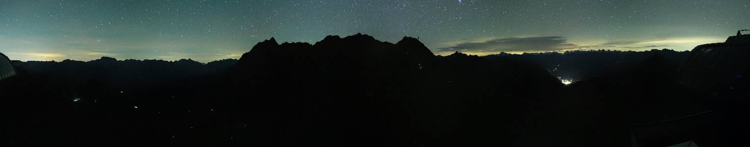 Silvretta Montafon Panorama Bahn am Hochjoch
