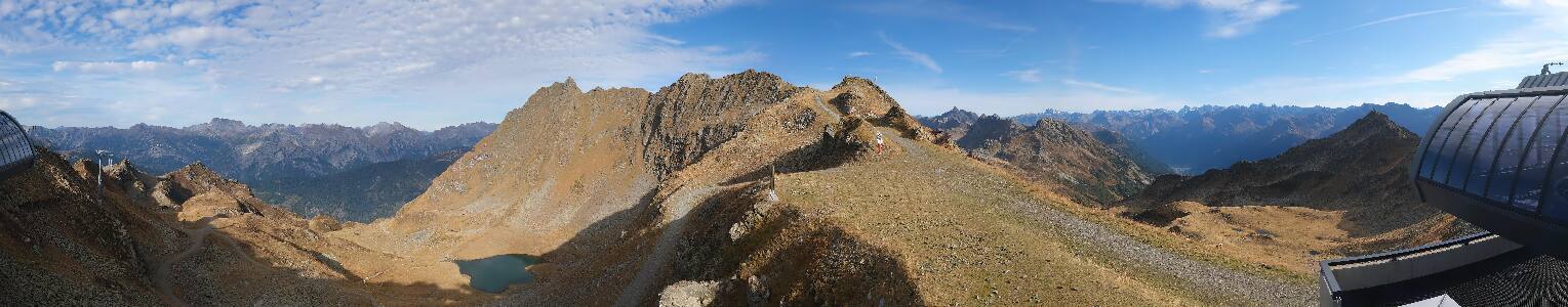 Silvretta Montafon | Panorama Bahn am Hochjoch