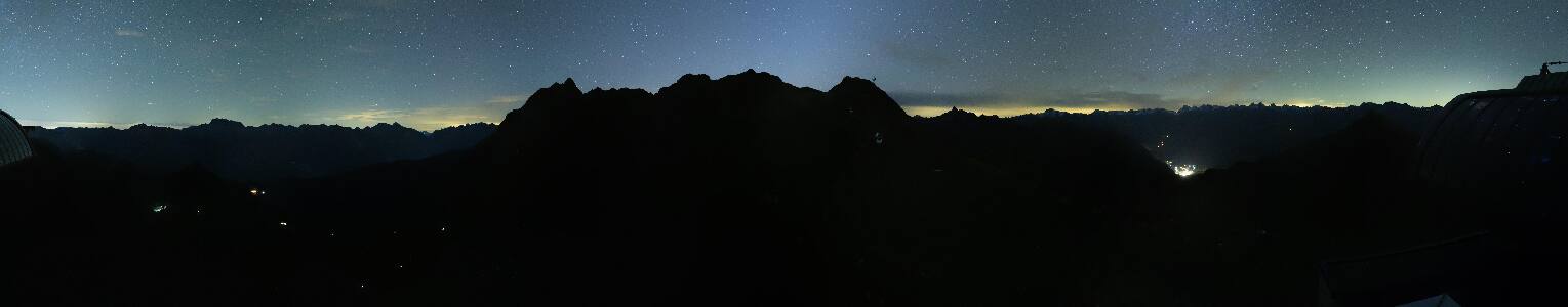 Silvretta Montafon Panorama Bahn am Hochjoch