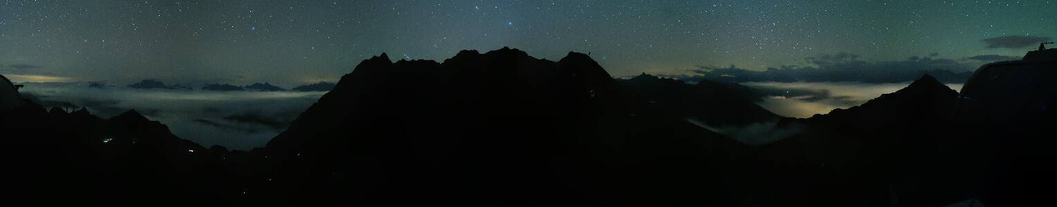 Silvretta Montafon Panorama Bahn am Hochjoch