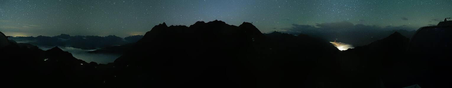 Silvretta Montafon Panorama Bahn am Hochjoch