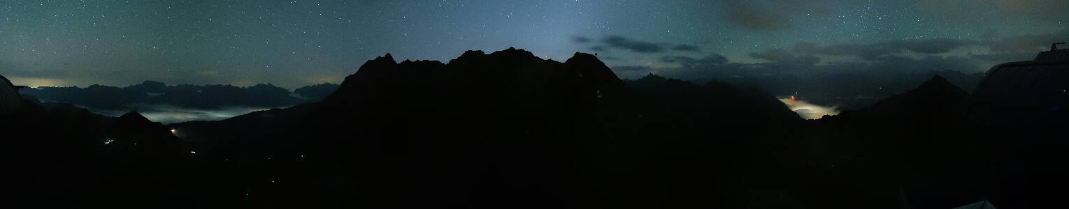 Silvretta Montafon Panorama Bahn am Hochjoch