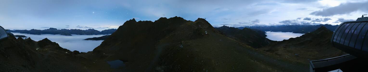 Silvretta Montafon Panorama Bahn am Hochjoch