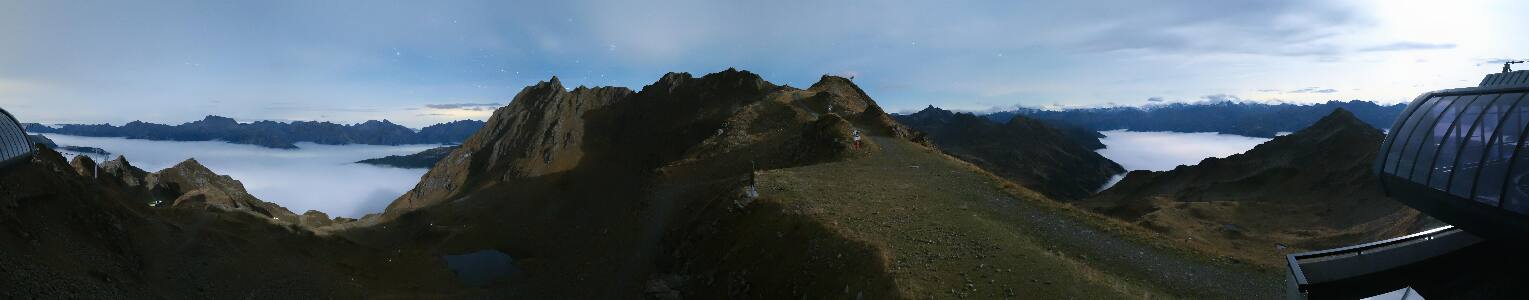 Silvretta Montafon Panorama Bahn am Hochjoch