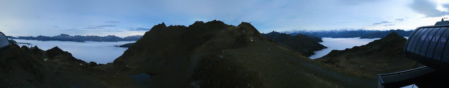Silvretta Montafon Panorama Bahn am Hochjoch