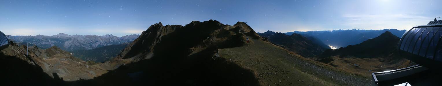 Silvretta Montafon Panorama Bahn am Hochjoch