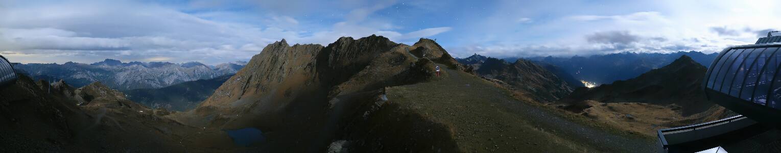 Silvretta Montafon Panorama Bahn am Hochjoch