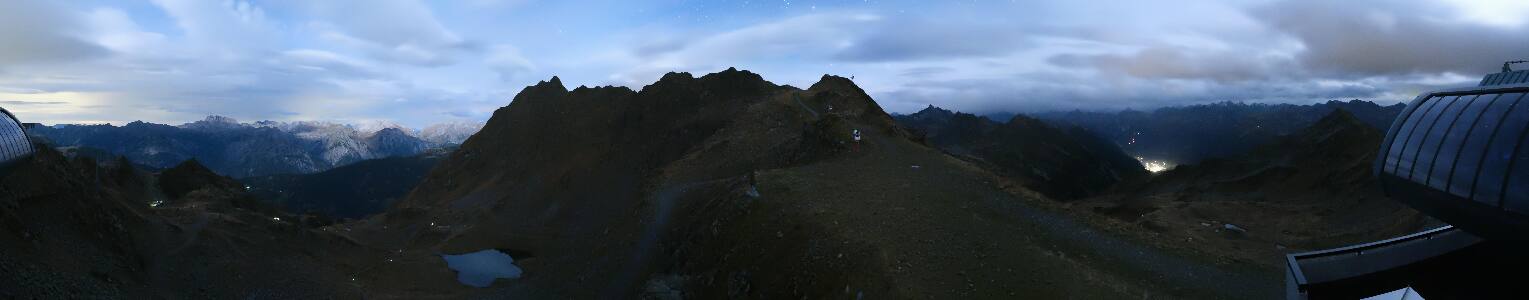 Silvretta Montafon Panorama Bahn am Hochjoch