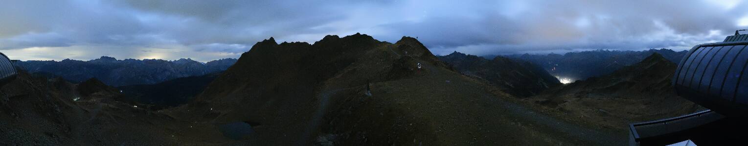 Silvretta Montafon Panorama Bahn am Hochjoch
