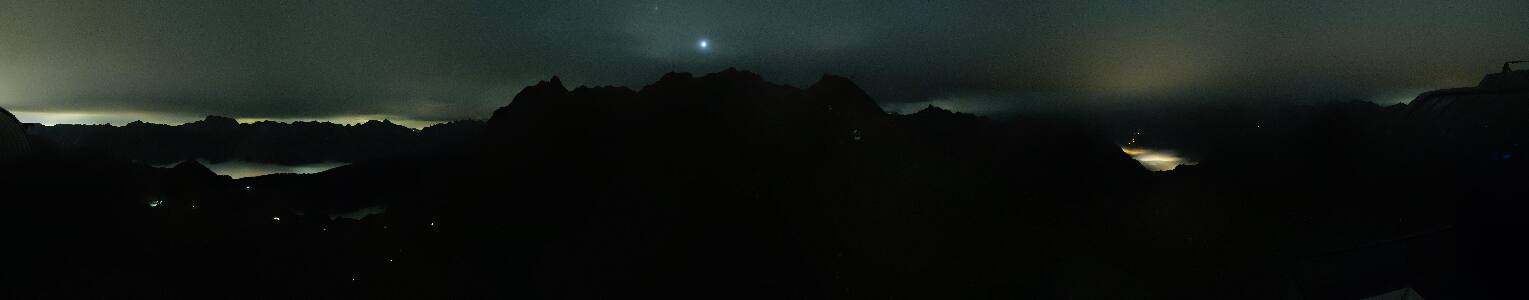 Silvretta Montafon Panorama Bahn am Hochjoch