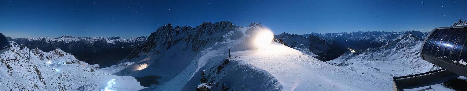 Silvretta Montafon Panorama Bahn am Hochjoch