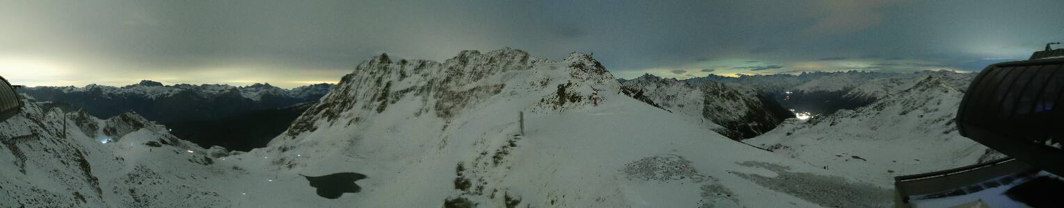 Silvretta Montafon Panorama Bahn am Hochjoch