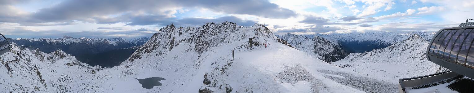 Silvretta Montafon Panorama Bahn am Hochjoch