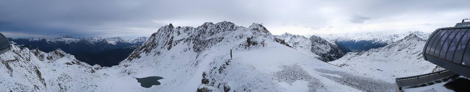 Silvretta Montafon Panorama Bahn am Hochjoch