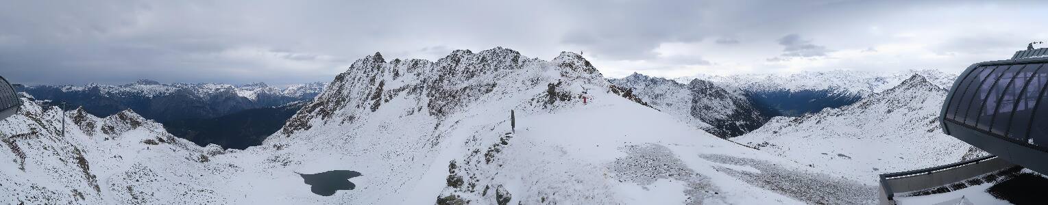 Silvretta Montafon Panorama Bahn am Hochjoch