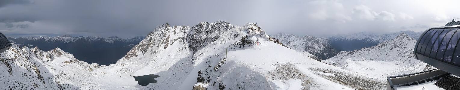 Silvretta Montafon Panorama Bahn am Hochjoch