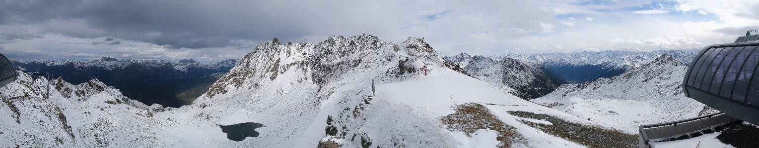 Silvretta Montafon Panorama Bahn am Hochjoch