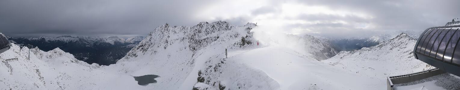 Silvretta Montafon Panorama Bahn am Hochjoch