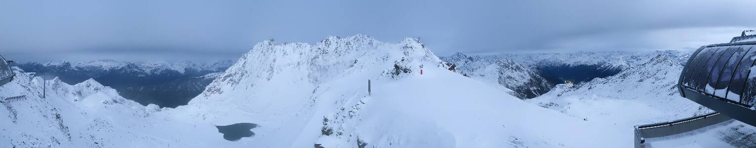 Silvretta Montafon Panorama Bahn am Hochjoch