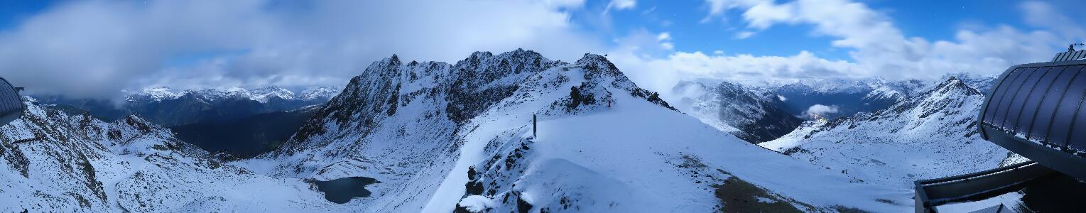 Silvretta Montafon Panorama Bahn am Hochjoch