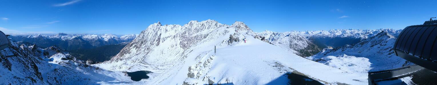 Silvretta Montafon Panorama Bahn am Hochjoch