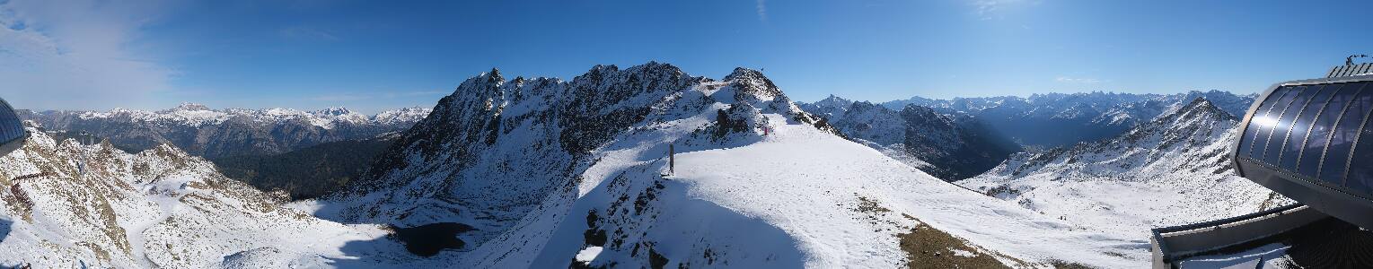 Silvretta Montafon Panorama Bahn am Hochjoch
