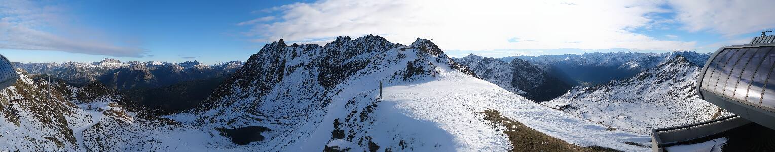 Silvretta Montafon Panorama Bahn am Hochjoch