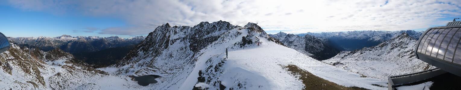 Silvretta Montafon Panorama Bahn am Hochjoch