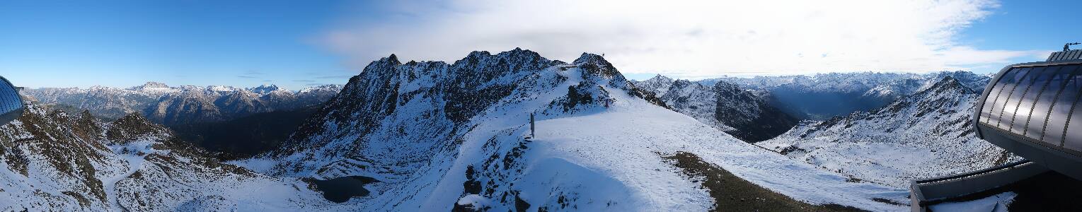 Silvretta Montafon Panorama Bahn am Hochjoch