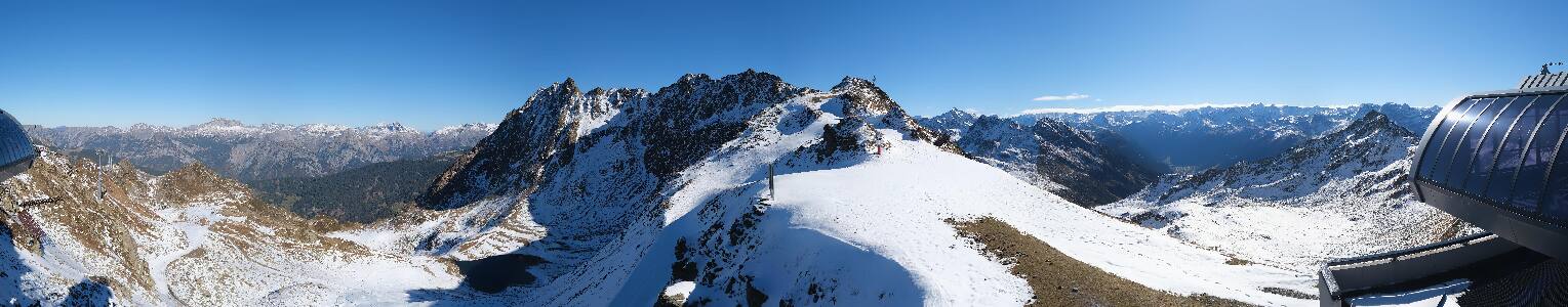 Silvretta Montafon Panorama Bahn am Hochjoch