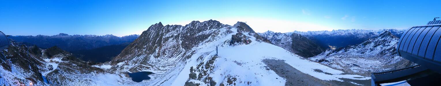 Silvretta Montafon Panorama Bahn am Hochjoch
