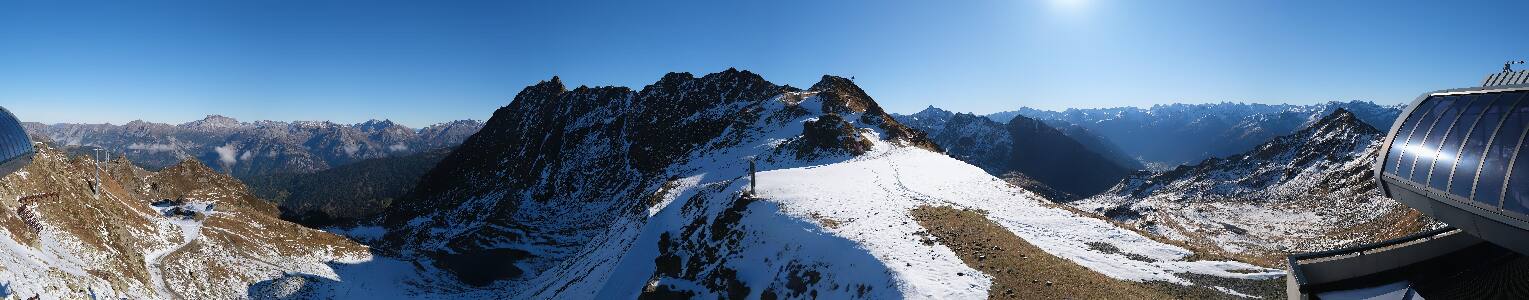 Silvretta Montafon Panorama Bahn am Hochjoch