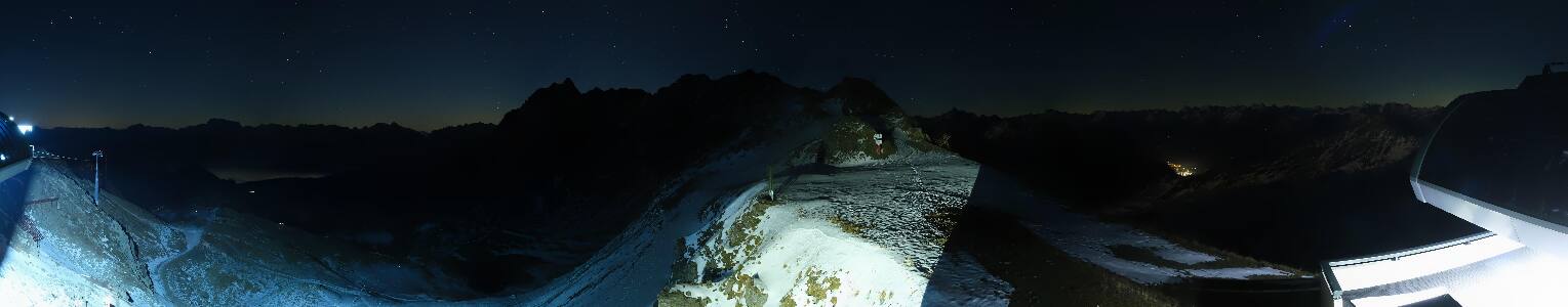 Silvretta Montafon Panorama Bahn am Hochjoch