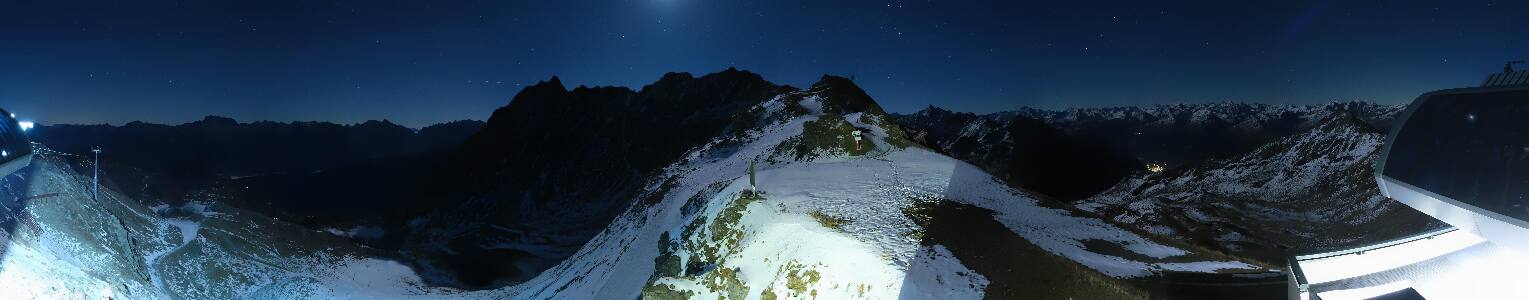 Silvretta Montafon Panorama Bahn am Hochjoch